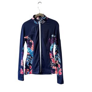 Tommy Bahama Small Island Active Floral Zip Up Rash Guard Jacket